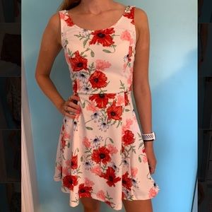 Floral mini dress